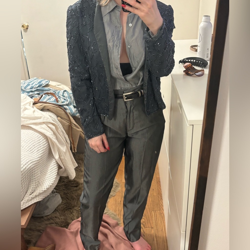 90s DKNY tapered‎ trousers